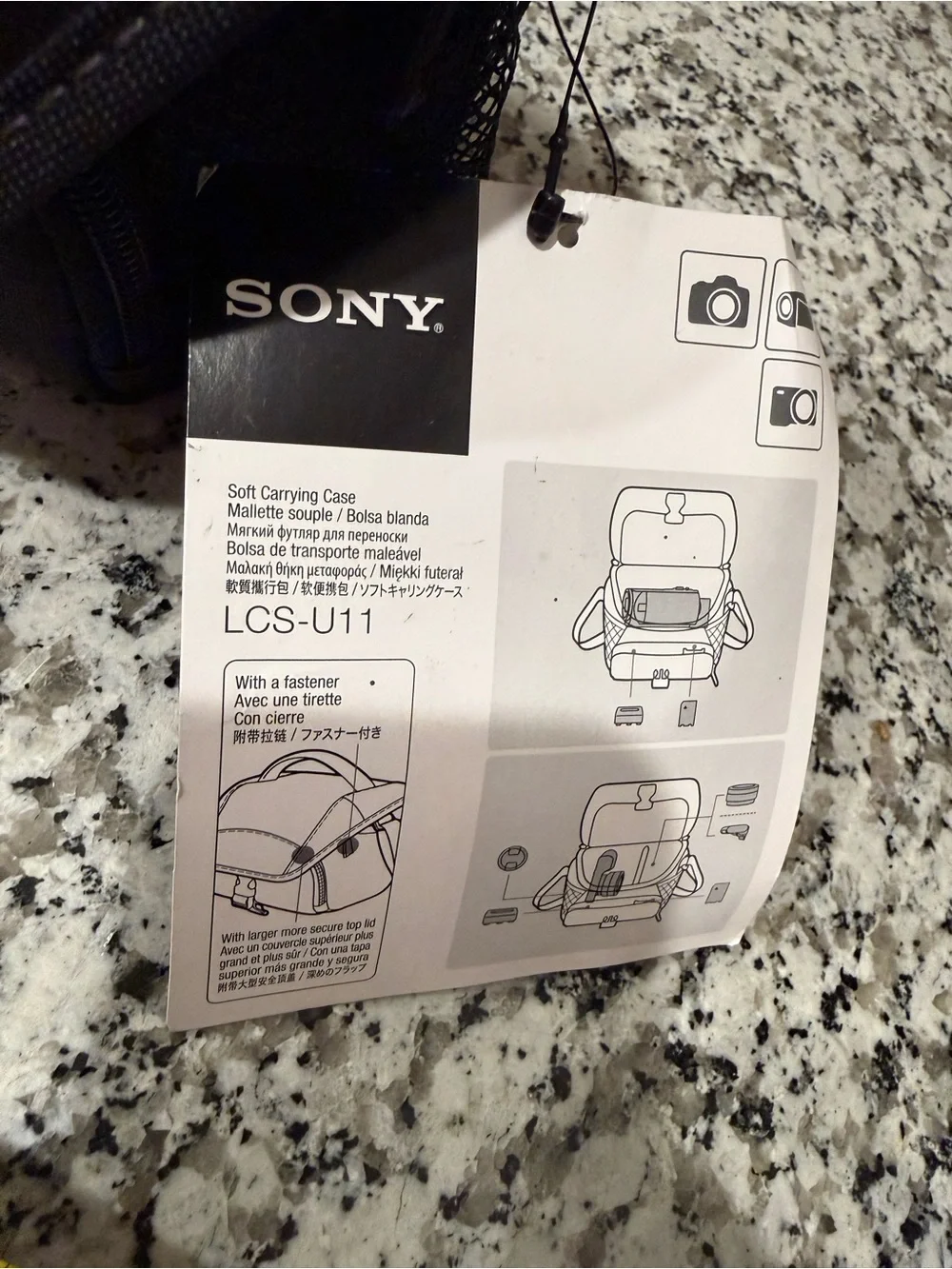 Sony LCS-U11 Soft Carrying Case